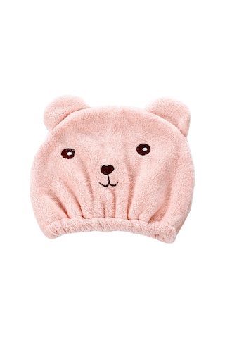 Honmex Yumuşak Süper Emici Kuru Saç Şapka, Banyo Kullanıma Uygun, Hızlı Kurutma, Yetişkinler İçin, Pembe Renkli Diğer