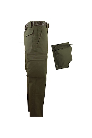 Horizon Av 107 Kıbrıs Düz Renk Kargo Cepli-Av Pantolonu-01