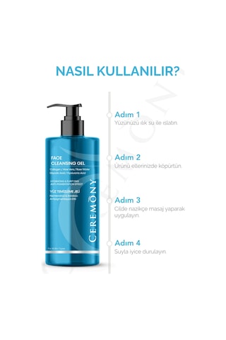 Ceremony Nemlendirici Eşitleyici Sivilce ve Akne Karşıtı Yüz Temizleme Jeli 4 x 400 ML