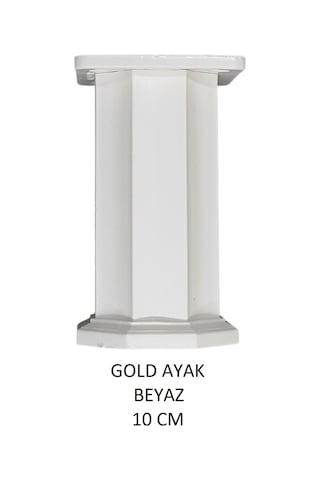 Gold Ayak 10cm Vidalar Dahil Beyaz Beyaz