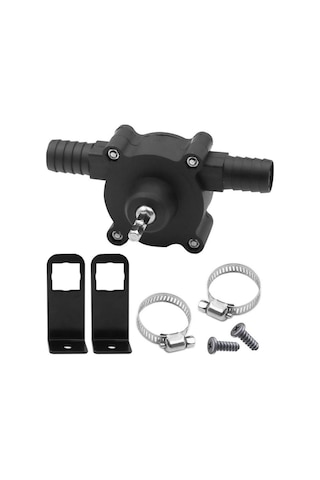 Yaozixia Taşınabilir Elektrikli Matkap Tahrik Pompası Yağ Su Sıvı Kendiliğinden Emişli Transfer Pompası