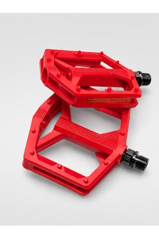 Heugers Drox Mx555 Kompozit Platform Pedal 111x106mm - Kırmızı