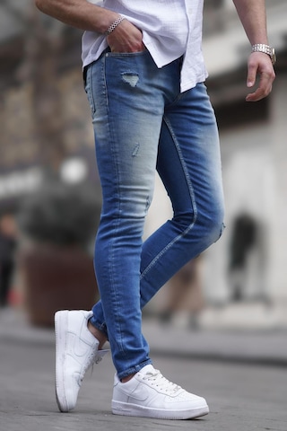 Madmext Mavi Skinny Fit Erkek Jean 5102-mavi Mavi