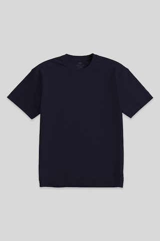 Tommylıfe Lacivert Basic Kısa Kol O Yaka Büyük Beden Erkek T-shirt - 88072