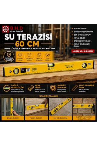 60cm Su Terazisi Turuncu Metal Ktx-1121 4741