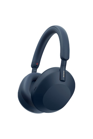 Sony Wh-1000xm5 Kablosuz Kulak Üstü Kulaklık, Uzaysal 3d Ses İle Birinci Sınıf Düzeyde Aktif Gürültü Engelleme, Şeffaflık Modu, 30 Saate Kadar Pil Ömrü, Bluetooth, Gece Mavisi