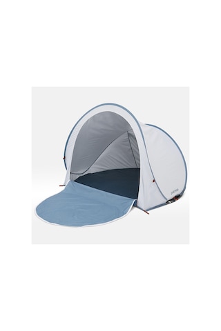 Quechua Outdoor Kamp Gölgeliği - 2 Kişilik - 2 Seconds Fresh Koyu Petrol Mavisi/buzlu Kahve