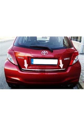 Db Chrome Toyota Yaris Krom Bagaj Alt Çıta 2012-2017 P.çelik