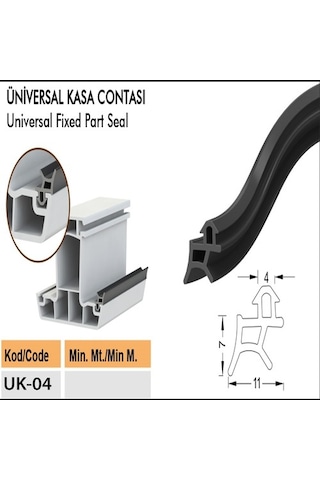 Pvc Kapı Pencere Fitili Contası Pimapen Conta Gri (546058890)