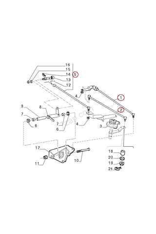 Vites Çubuk Seti Tempra-Tipo 521092357