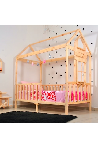 Markaawm Montessori Yatak Çocuk 90X190 Karyola Bebek Beşik Oyun Alanı (478867327) Akçaağaç