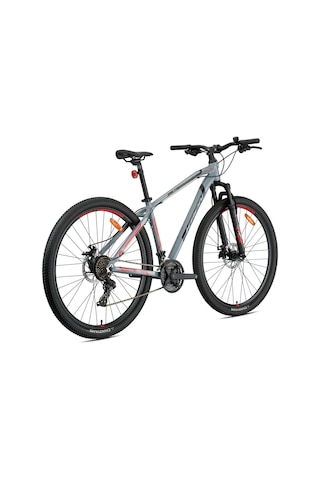 Kron Xc 75 - 27.5" Mtb - 17' - 21 Vites - M.disc - Nardo Gri/siyah-kırmızı Gri - Kırmızı