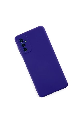 Cosmotex Newface Samsung Galaxy Uyumlu M52 5g Kılıf Nano İçi Kadife Silikon - Mor