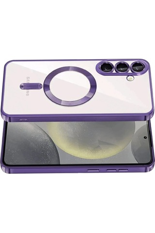 Gldısptm 8683140916077 Newface Samsung Galaxy Uyumlu S26 Plus Kross Magneticsafe Kapak - Mor