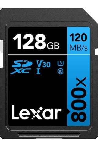 Lexar BLUE Series 128 GB High-Performance 800x UHS-I SDXC Hafıza Kartı