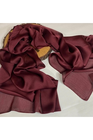 Gesshop Kadın Abiye Janjan Şal Bordo