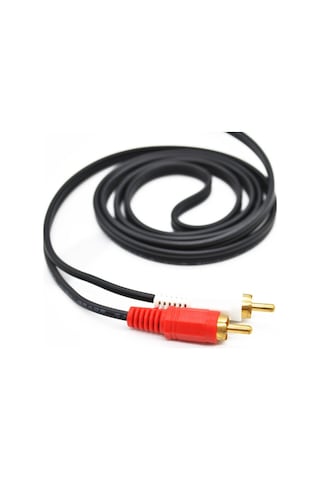 Electroon 2Rca - 3.5Mm Stereo Aux Kablo 3 Metre Gold