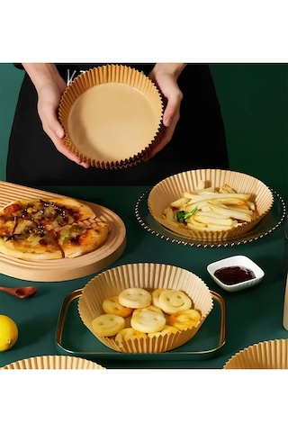 Air Fryer Pişirme Kağıdı 100 Adet Hava Fritözü,yuvarlak Model