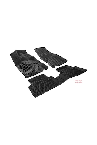 Peugeot 308 2008-2013 Havuzlu 3D Paspas Siyah