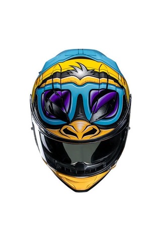 Hjc F71 Monkey Dj Mc23 Kapalı Motosiklet Kaskı Çok Renkli