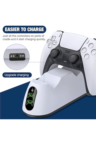 Comse PS5 Joystick Dualsense Göstergeli Şarj Istasyonu 0516