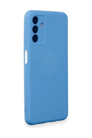 Galaxy A14 4g Kılıf Nano İçi Kadife Silikon - Mavi Çok Renkli