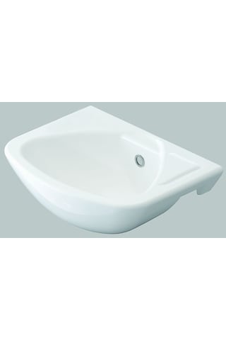 Idevit Oval Lavabo Batarya Deliksiz 28 x 38 CM Idevit Oval Lavabo Batarya Deliksiz 28 x 38 CM