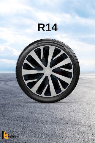 Volkswagen Polo 14'' İnç Jant Kapağı 4 Adet Siyah Gri C110