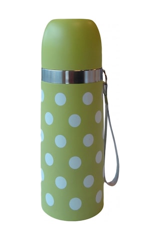 Sema Baby Puantiyeli Bebek Termosu 350  ML - Yeşil