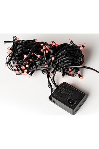 Yılbaşı Kırmızı Led Işık Eklemeli 80 Ampul 8 Metre