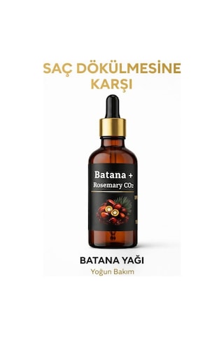 Safvital Batana Yağı Saç Dökülmesine Karşı Güçlendirici & Gürleştirici Bakım Yağı 50 Ml Biberiye+co2