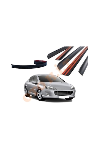 Peugeot 407 Uyumlu Bagaj Üstü Spoiler Mat Siyah