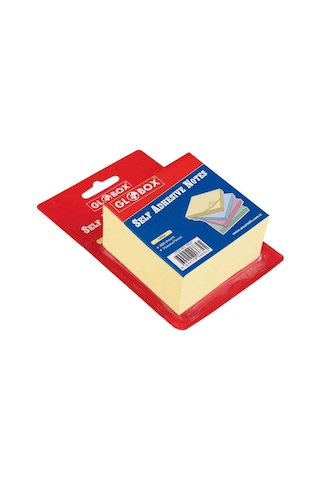 Globox Yapışkanlı Not Kağıdı 75x75 Mm Küp 400 Yaprak Sarı