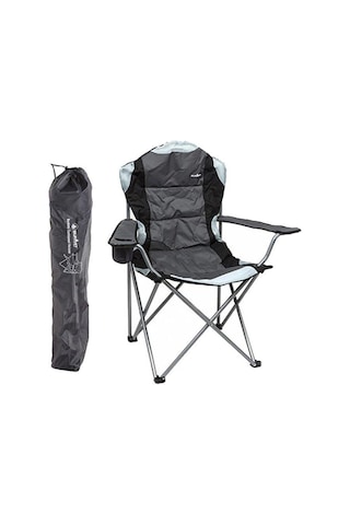 Summit Berkley Yüksek & Takviyeli Kamp Sandalyesi Slate Slate Gri