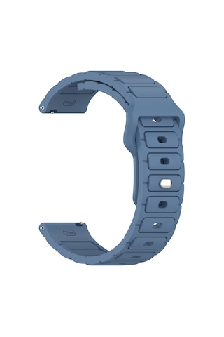 Adige Xiaomi Watch S3 Uyumlu Kordon Kayış Silikon 22/132krd Mavi