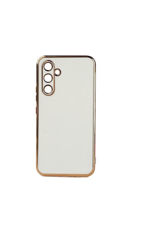 Zore Galaxy Uyumlu M14 Kılıf Bark Kapak - Beyaz Beyaz