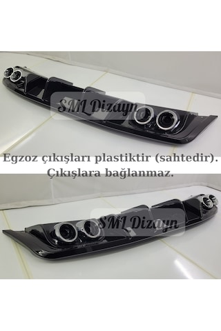 Seat İbiza Mk4 Difüzör-difizör Flaplı 2008-2017 Plastik İthal