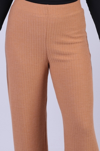 Armonika Kadın Camel Yumuşak Dokulu Likralı Pantolon Arm-26k001090