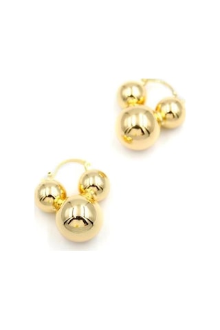 Mcky Küpe - Altın Çok Renkli