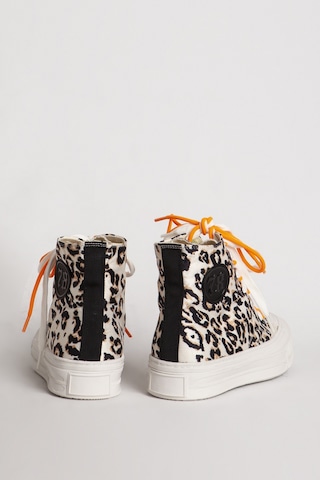 Guja Kadın Günlük Kanvas Kumaş Yüksek Bilek Sneaker Gj 285/2 Turuncu
