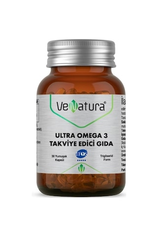 Venatura Ultra Omega-3 30 Yumuşak Kapsül