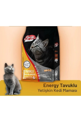 Energy Cat Food Tavuklu Yetişkin Kedi Maması 1kg