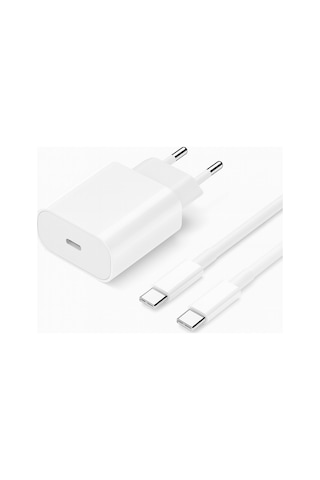Ferro W35 Apple Uyumlu iPhone Tüm Serilere Hızlı 35w Usb-c Adaptör Başlık & Kablo
