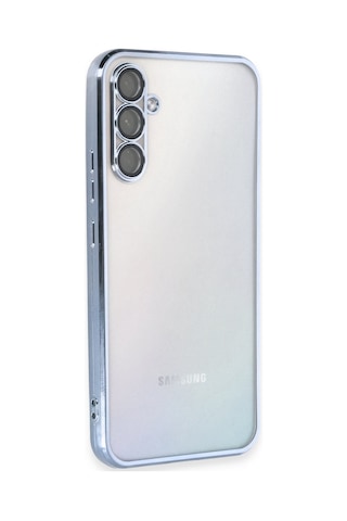 Samsung Galaxy Uyumlu A34 5g Kılıf Razer Lensli Silikon - Açık Mavi
