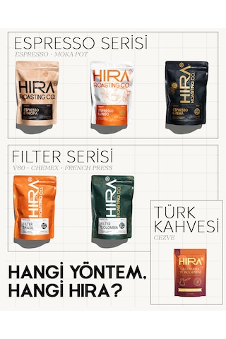 Hıra Roasting Co Geleneksel Türk Kahvesi 4x100 Gr Ekonomik Paket