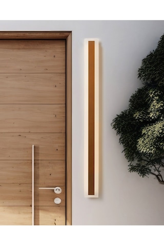 Altın Dış Mekan Led Duvar Lambası, Modern Ve Suya Dayanıklı Sarı