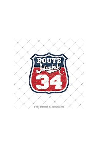 Roup46 Route Istanbul 34 Sticker