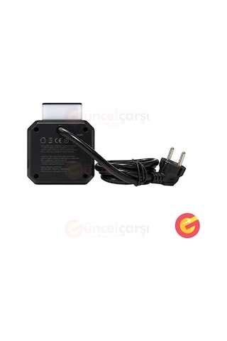 Güncelçarşı 3'lü Akım Korumalı Küp Priz 2 Metre Kablolu 2200w 1050j 2 Usb 2 Type-c Girişli Gece Lambalı Açma Kapama Düğmeli Çoklu Priz 0 - 2 M
