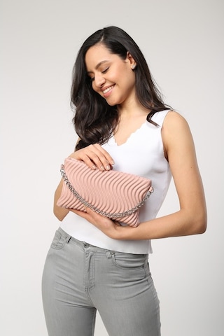 Morpelikan Pudra El Portföy Clutch Çarpraz Çanta Çok Renkli