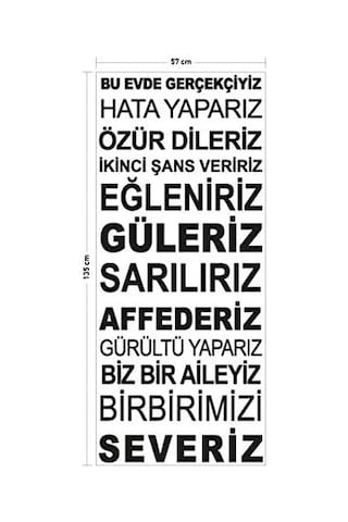 Ayrex Artikel Vs-001 Duvar Sticker, Renkli